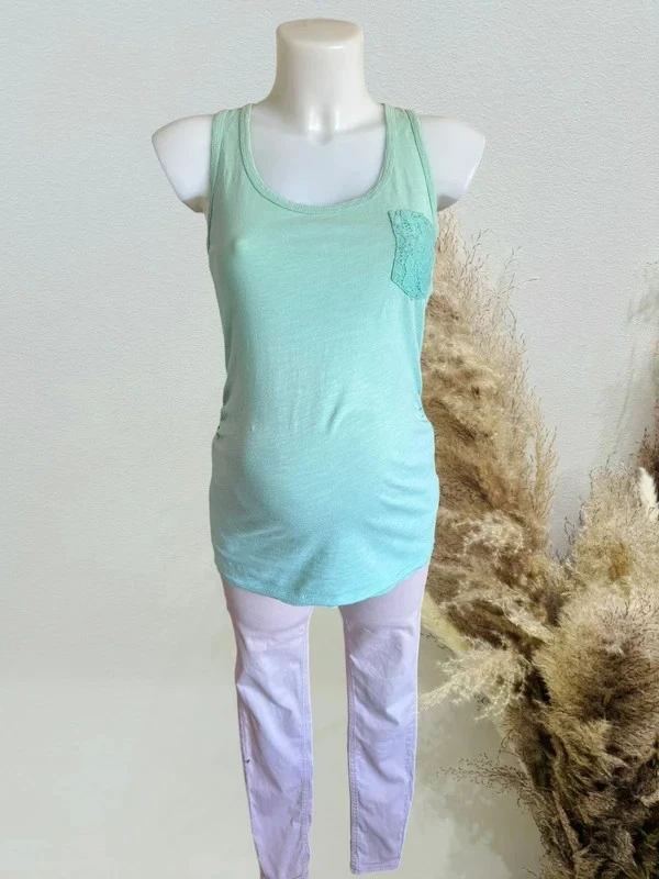 débardeur / Top  de grossesse menthe mamalicious S/36
